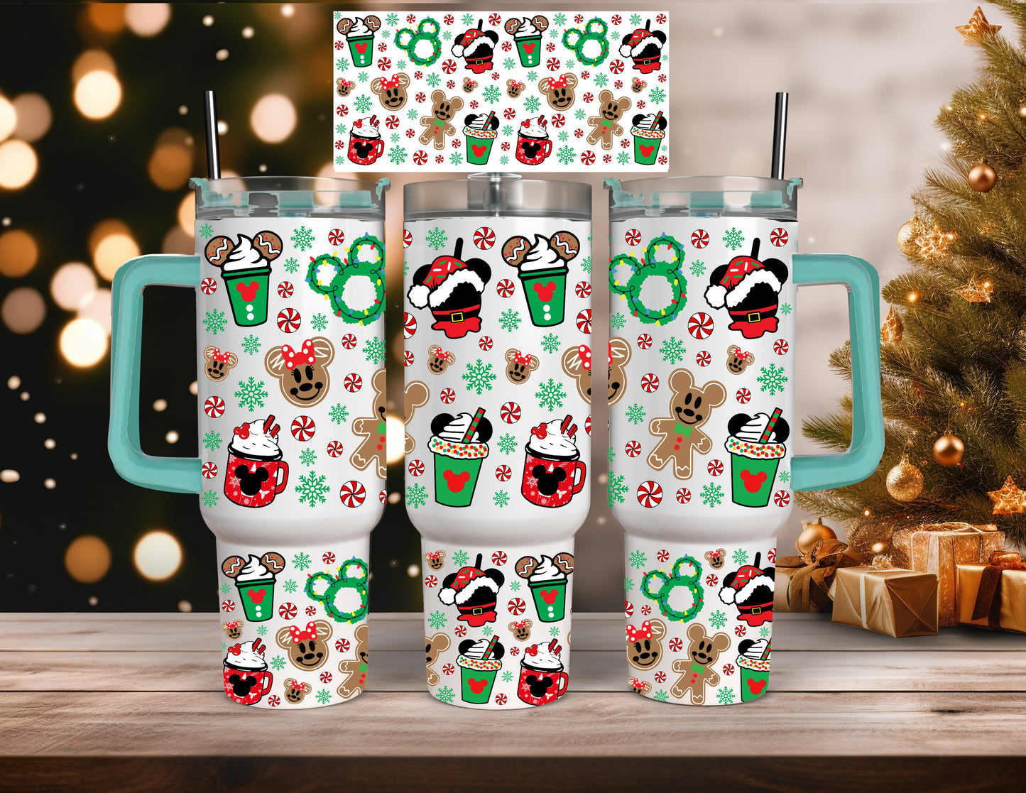 Mouse Christmas Treats 40 Oz Tumblers