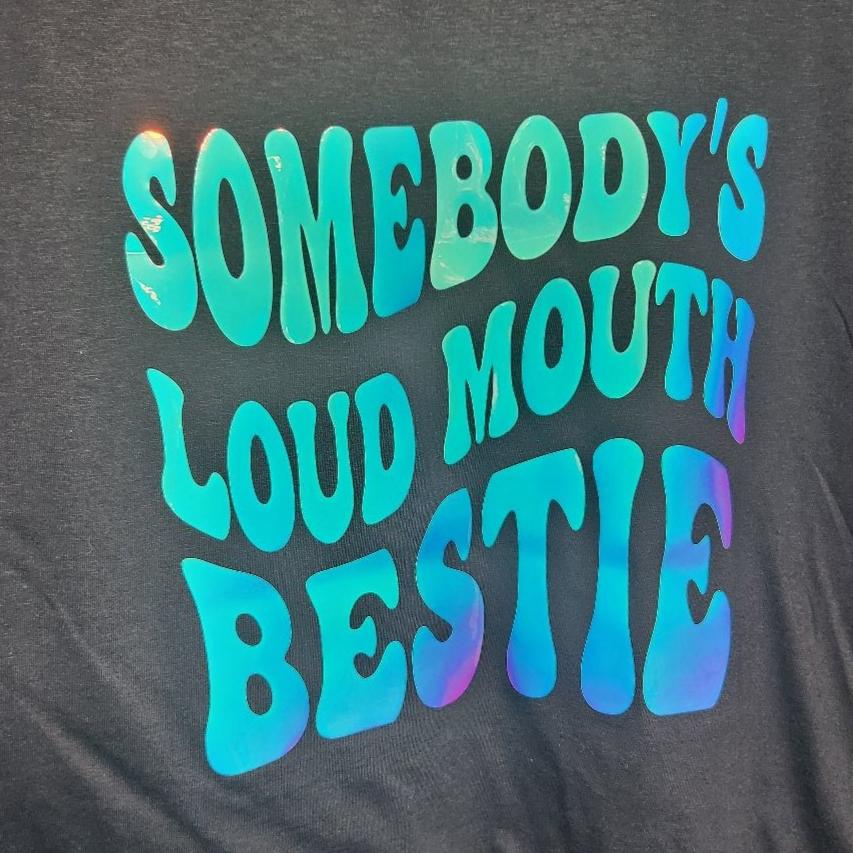 Glow in the dark Loud mouth Shirts - Customizable