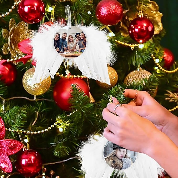 Memorial Angel Wings Ornaments