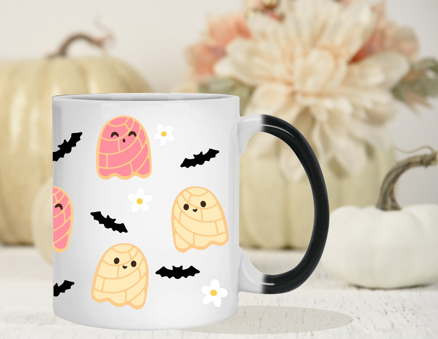 Magic Mug - Ghost Concha Color Changing Halloween Mugs 15 oz