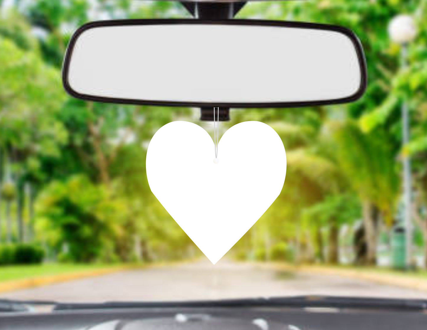 Custom Heart Car Air Fresheners