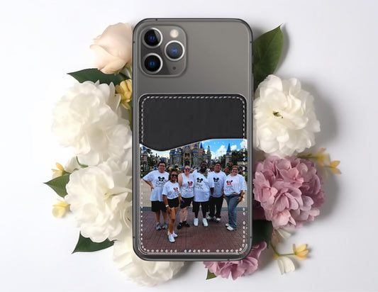 Personalized Photo Card Holder for Cell Phone