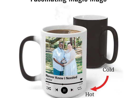 Magic Mug - 15 oz Color Changing Heat Sensitive Mugs