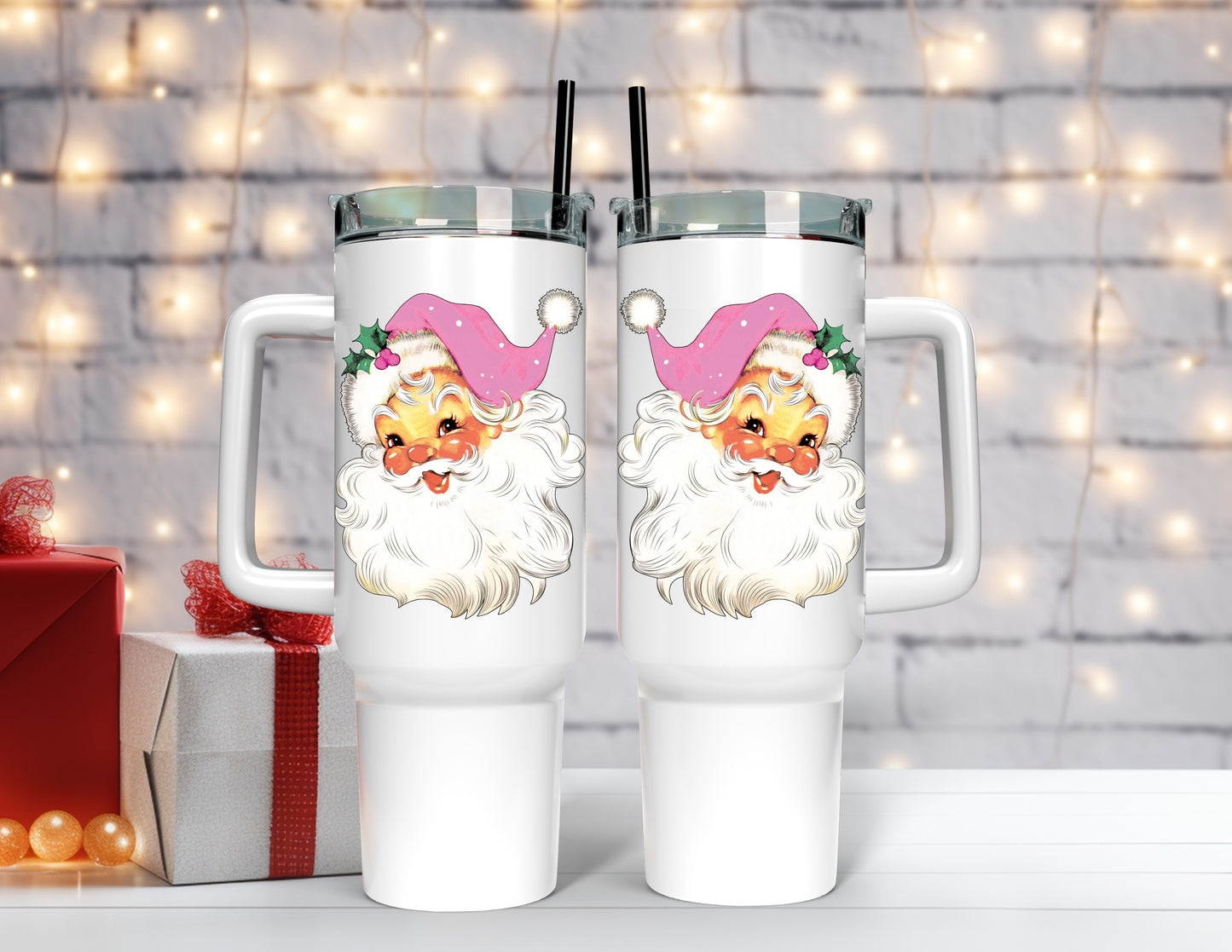 Vintage Santa 40 Oz Tumblers