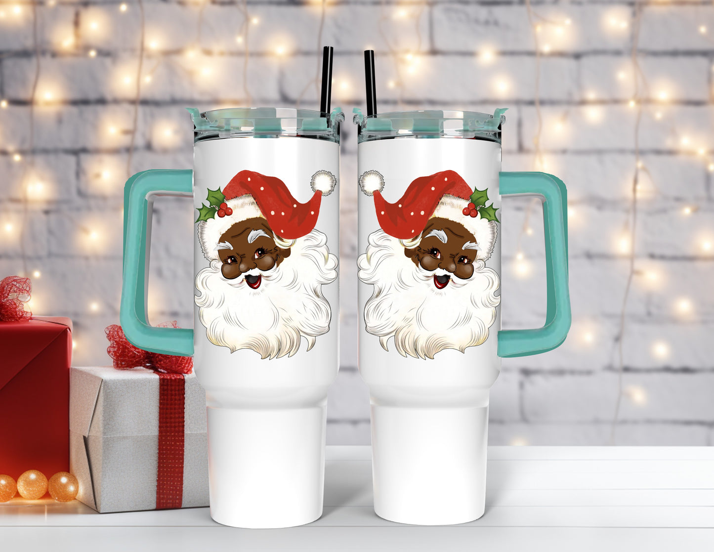 Vintage Santa 40 Oz Tumblers