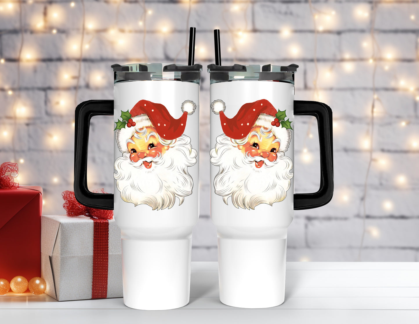 Vintage Santa 40 Oz Tumblers