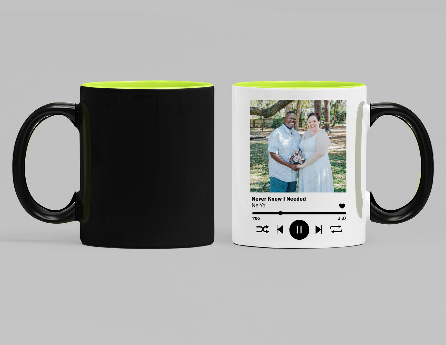 Favorite Song Color Changing Mugs Heat Sensitivite