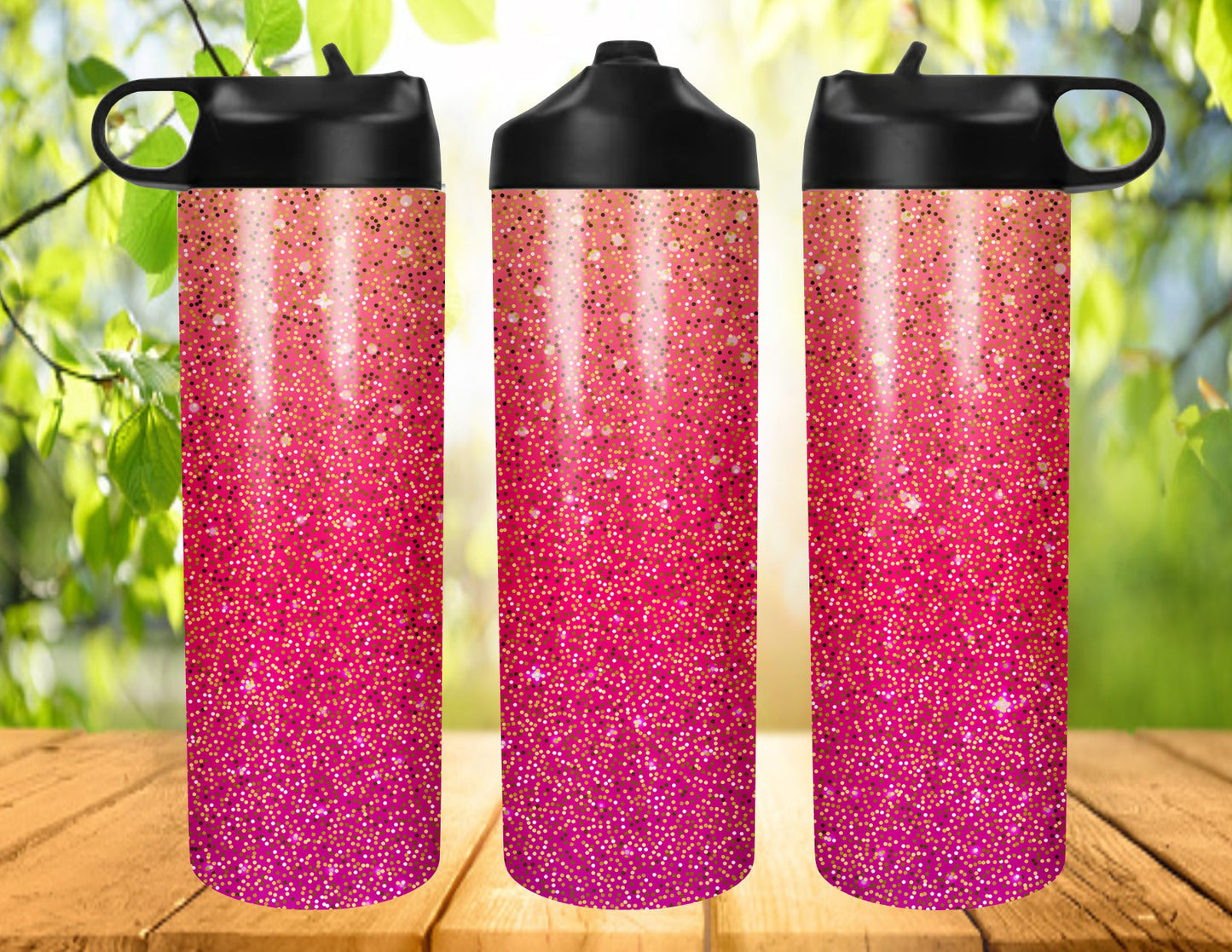 Glitter Ombre Design Tumbler