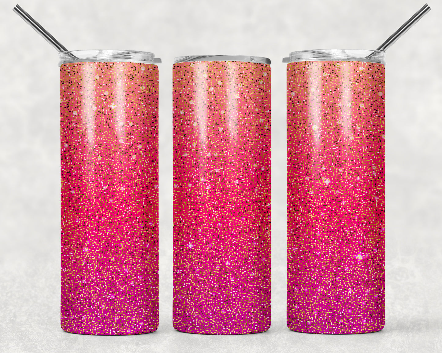 Glitter Ombre Design Tumbler