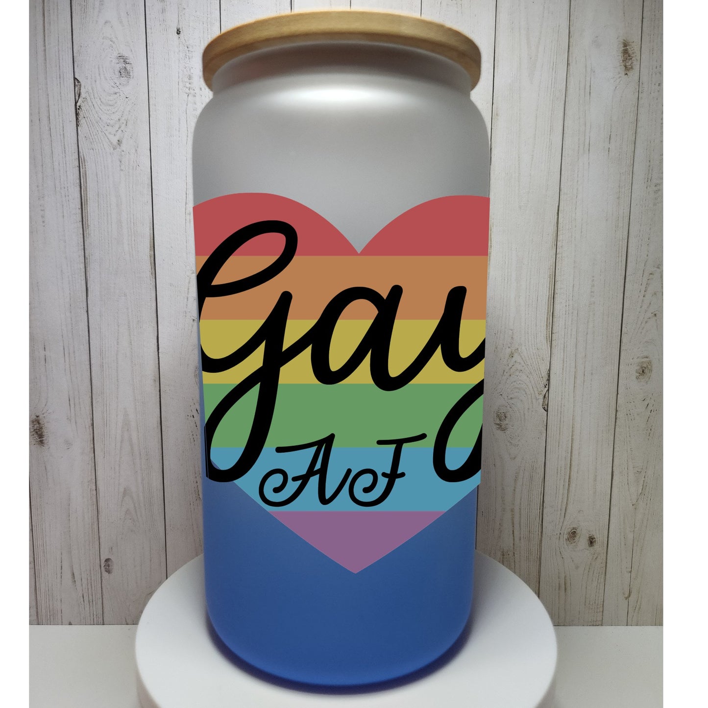 Pride Ombre Glass Cans