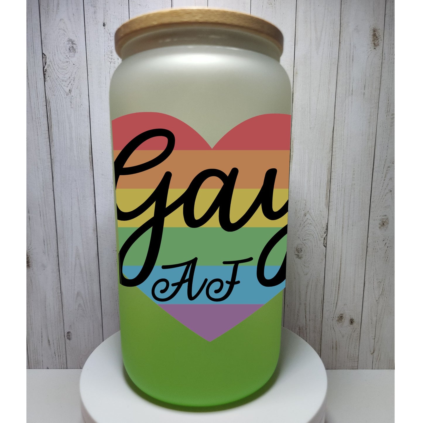 Pride Ombre Glass Cans