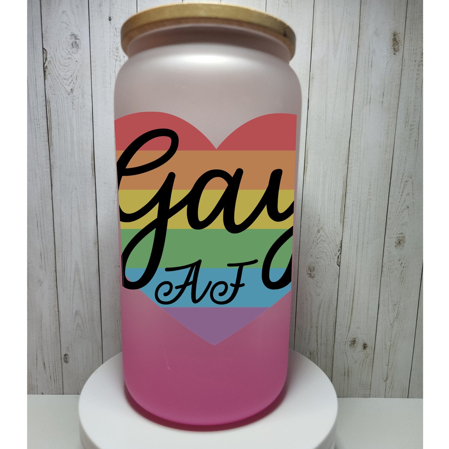 Pride Ombre Glass Cans