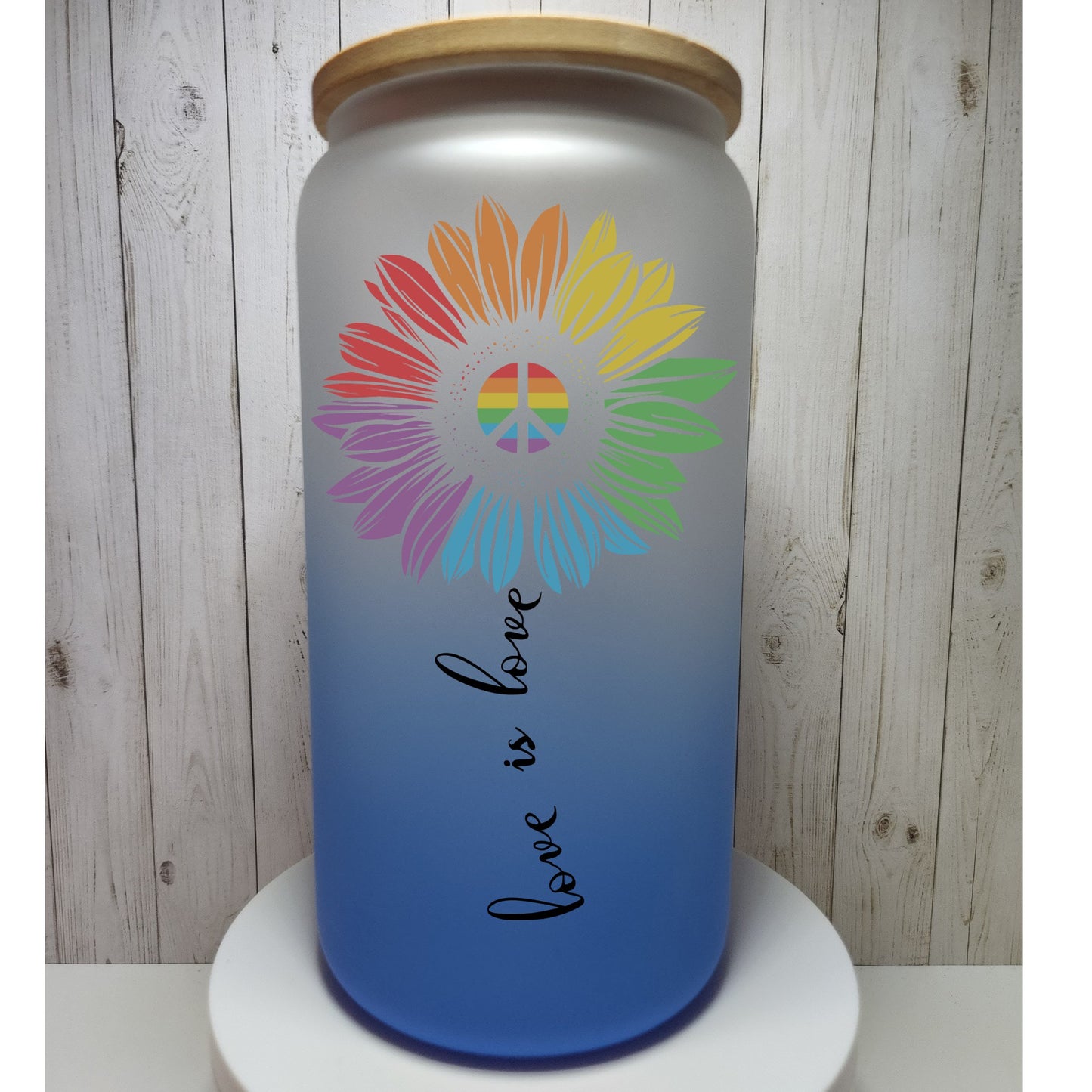 Pride Ombre Glass Cans