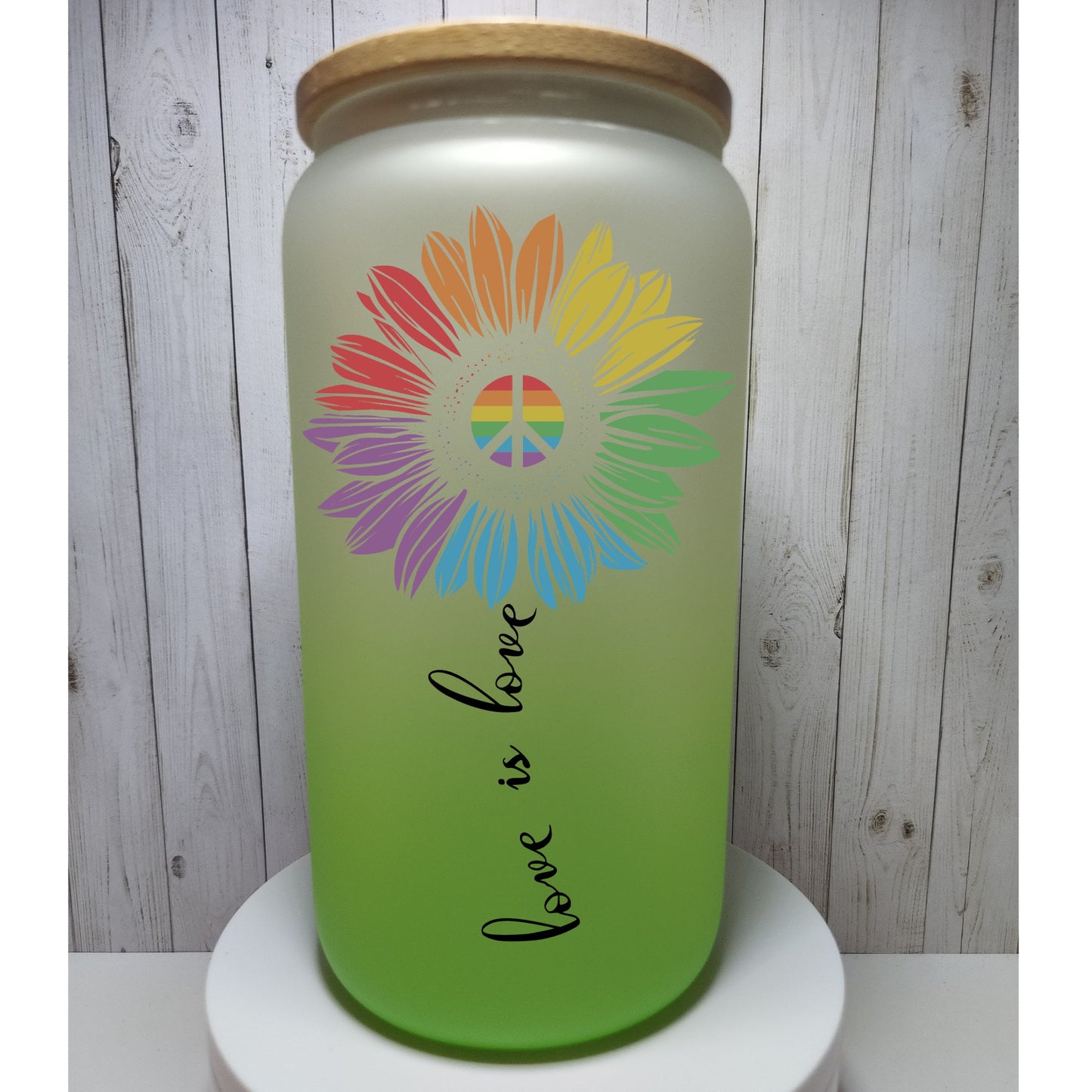 Pride Ombre Glass Cans