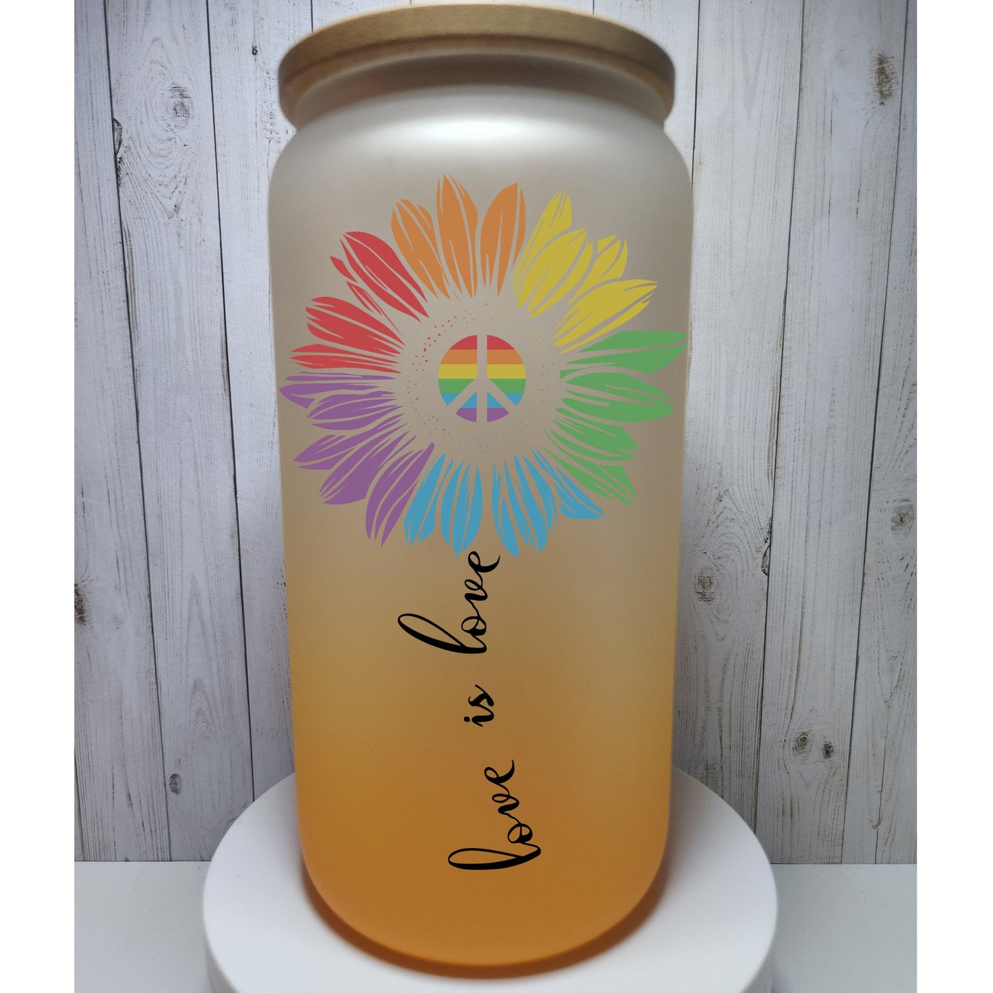 Pride Ombre Glass Cans