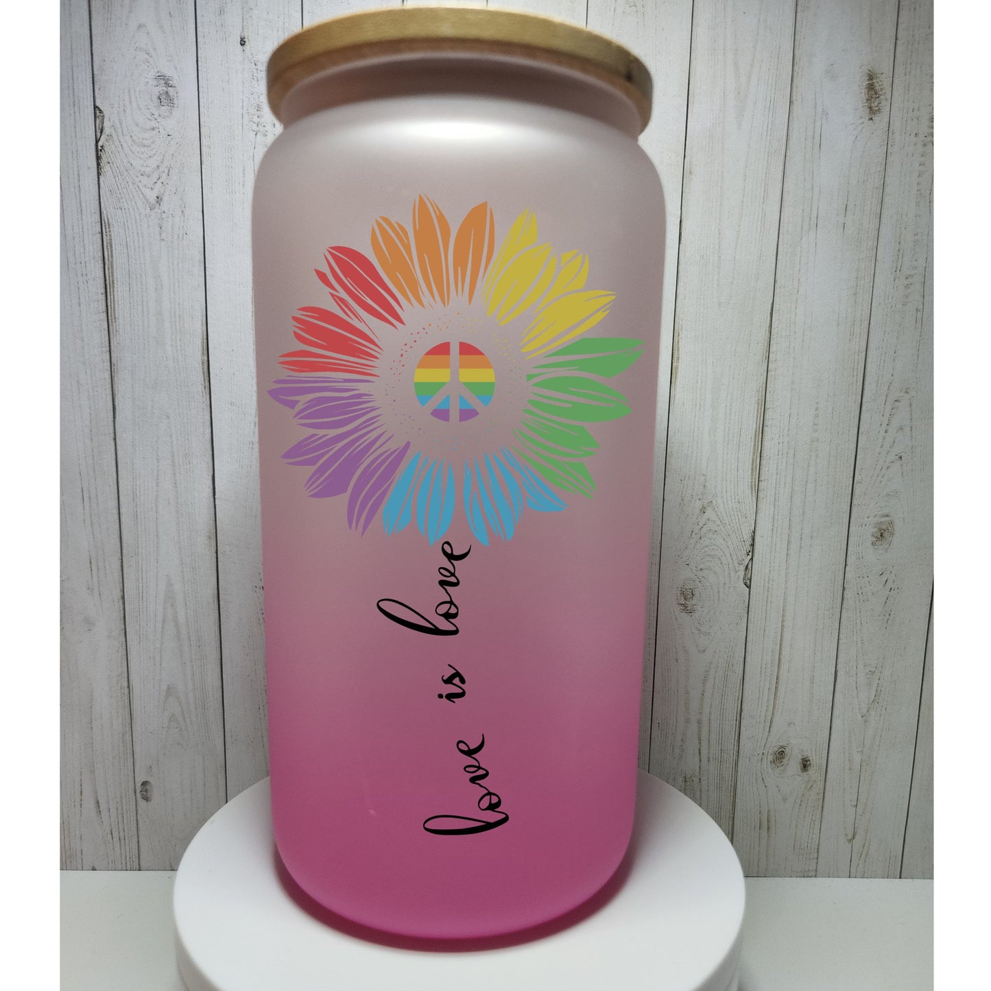 Pride Ombre Glass Cans