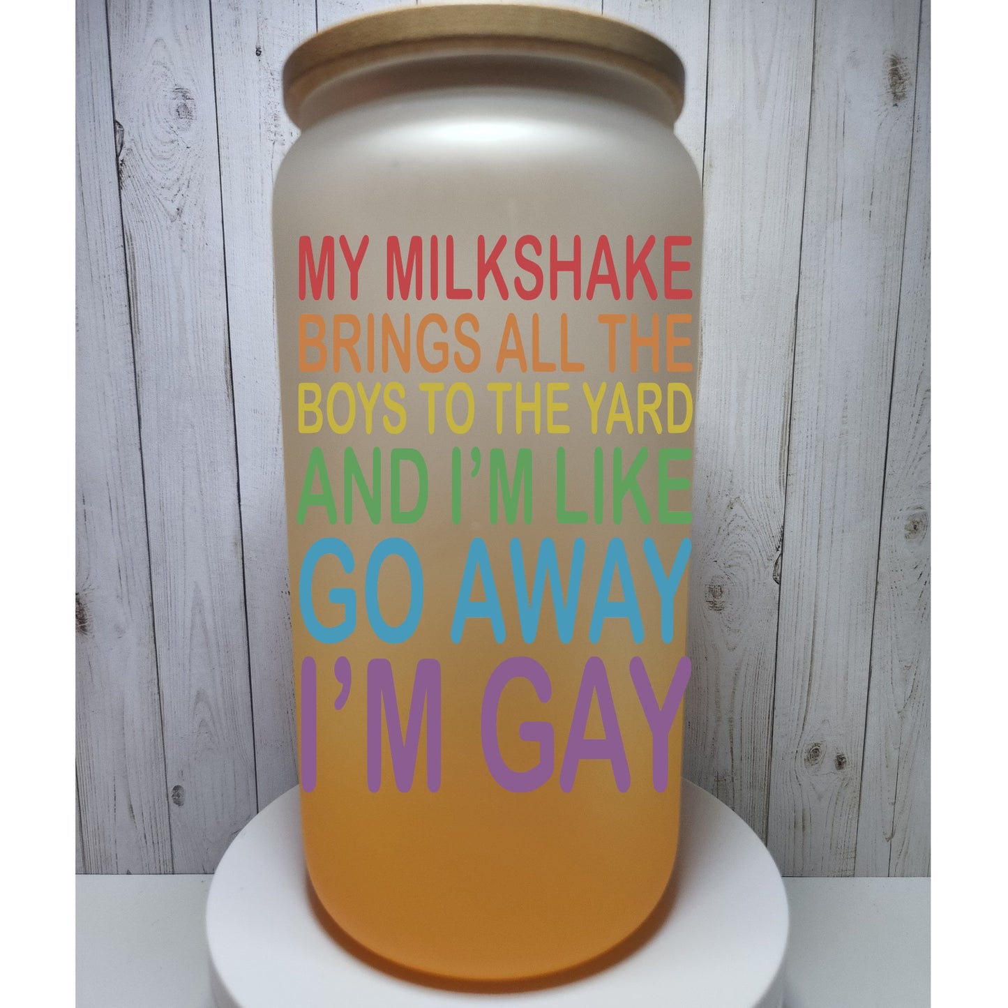 Pride Ombre Glass Cans