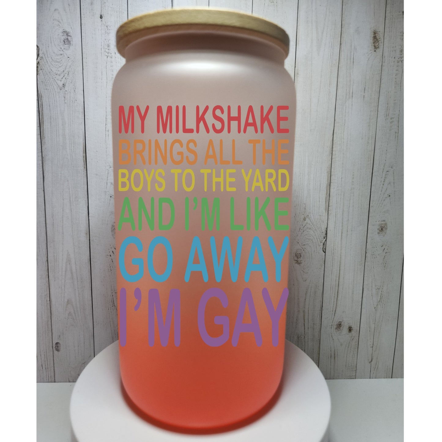 Pride Ombre Glass Cans