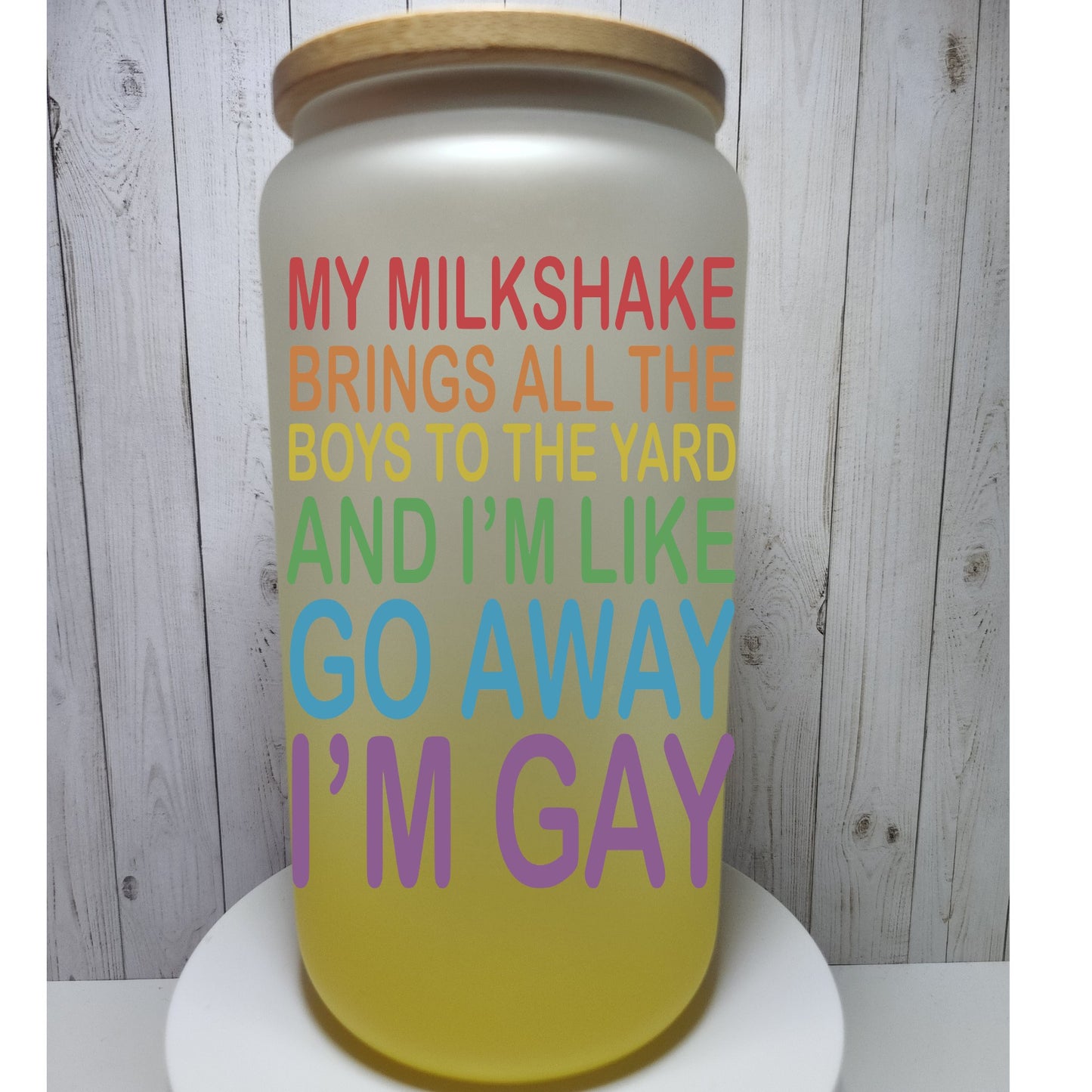 Pride Ombre Glass Cans