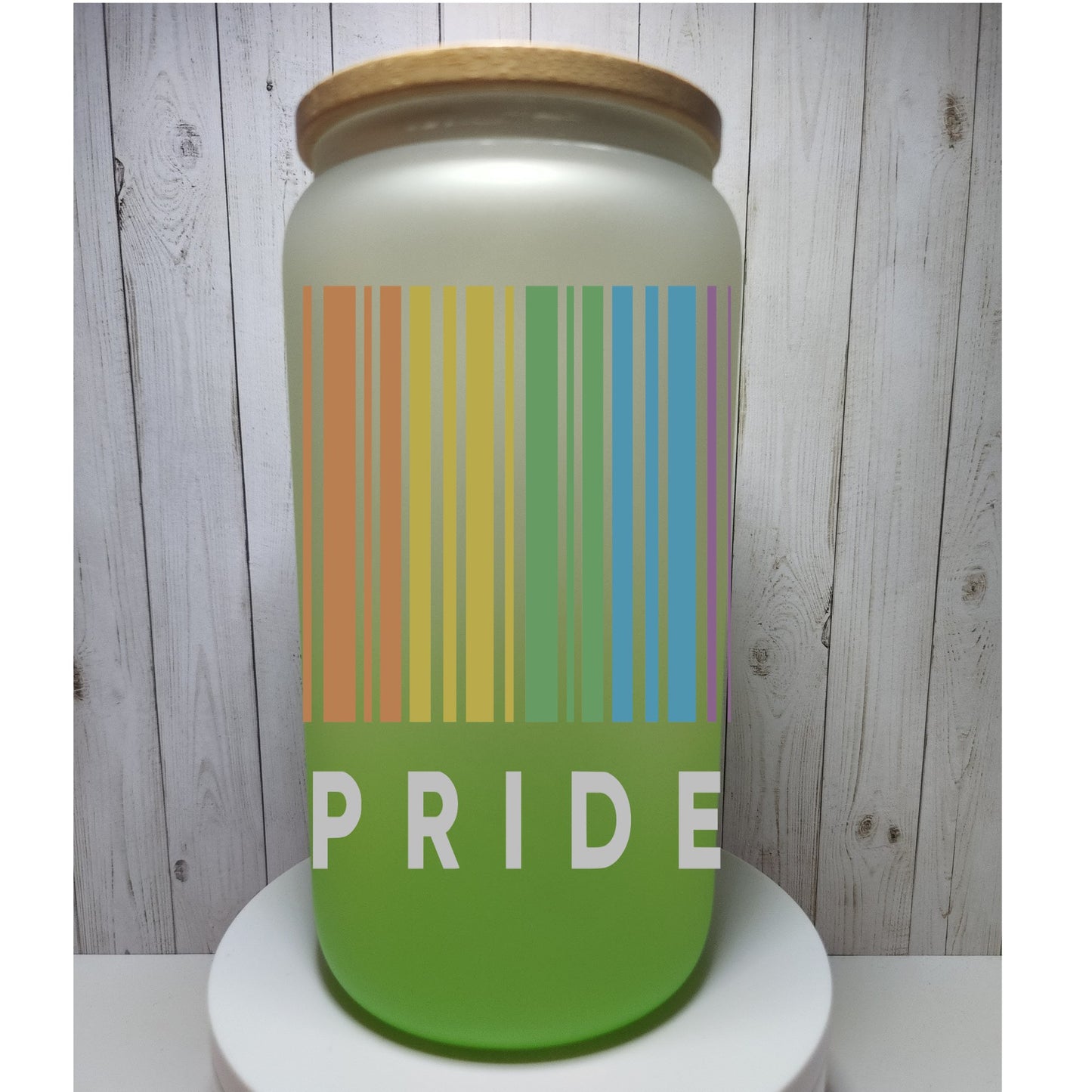 Pride Ombre Glass Cans