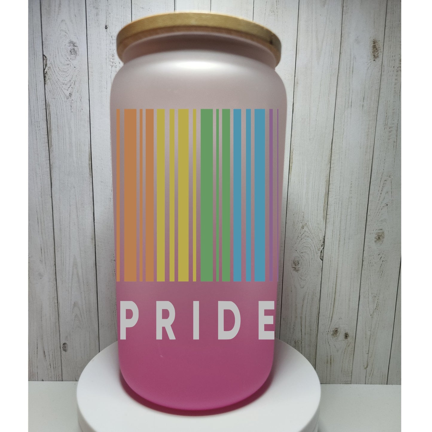 Pride Ombre Glass Cans