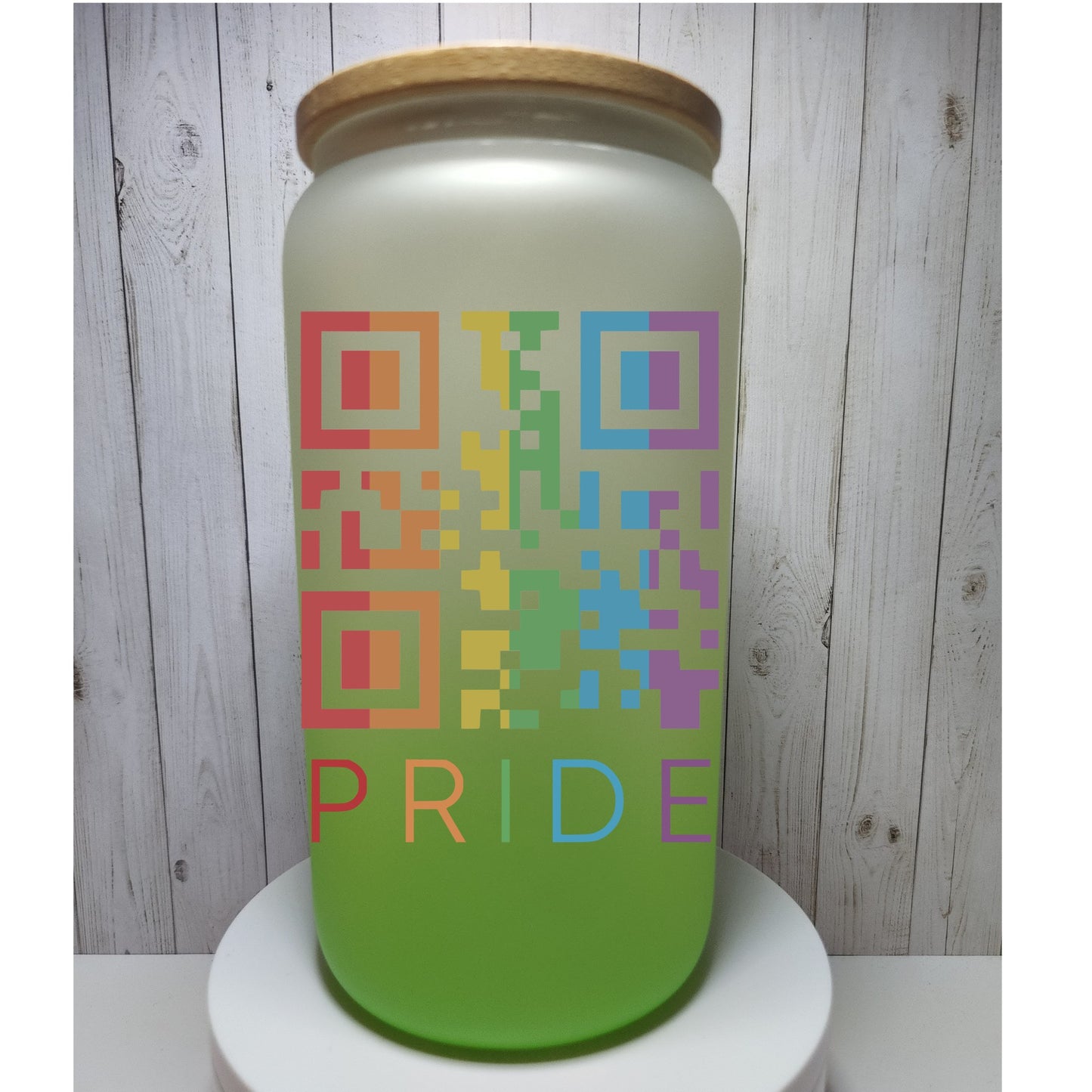 Pride Ombre Glass Cans