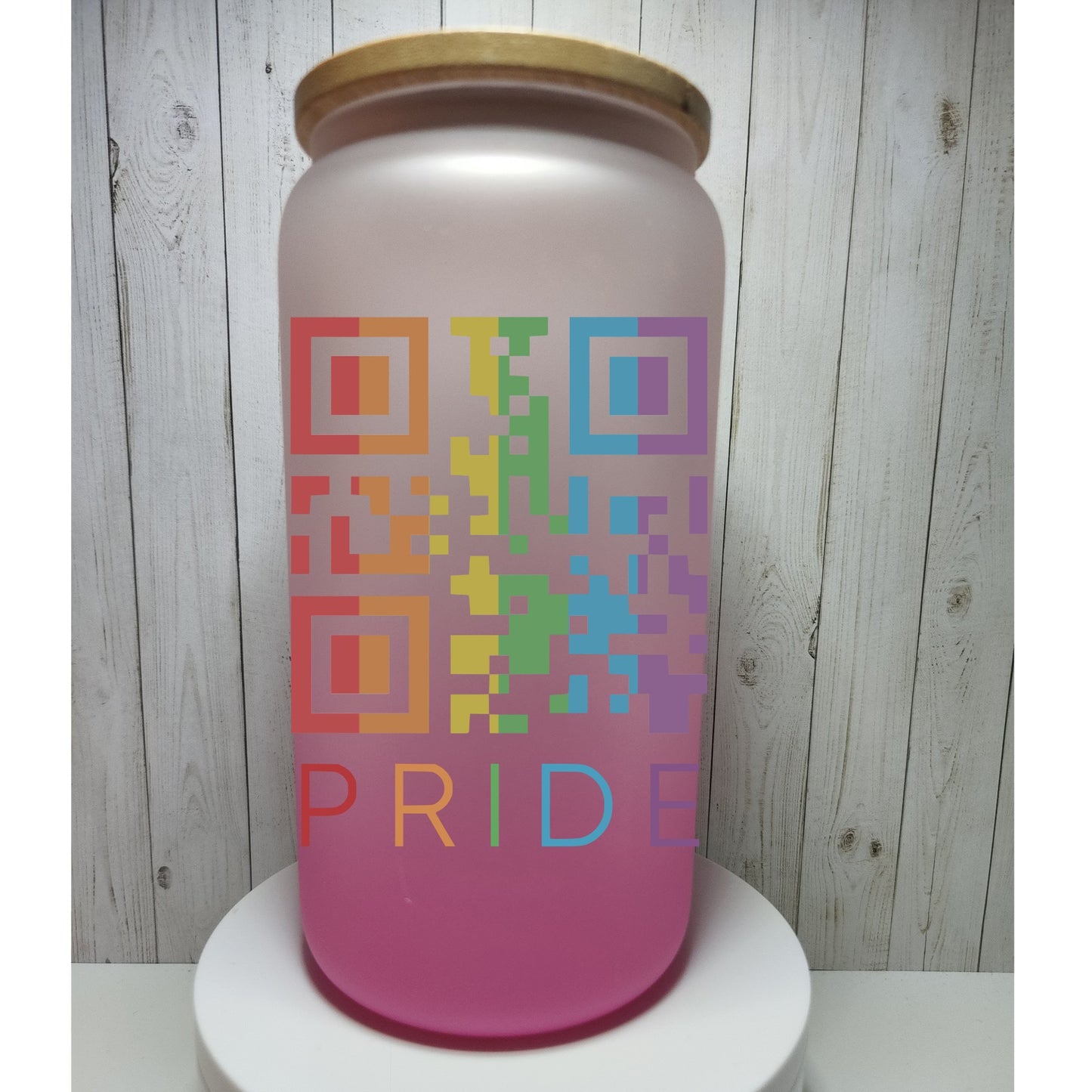 Pride Ombre Glass Cans