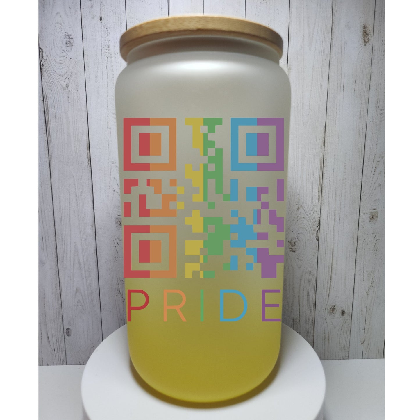 Pride Ombre Glass Cans